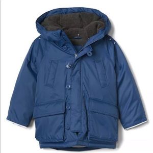GAP down snorkel parka jacket